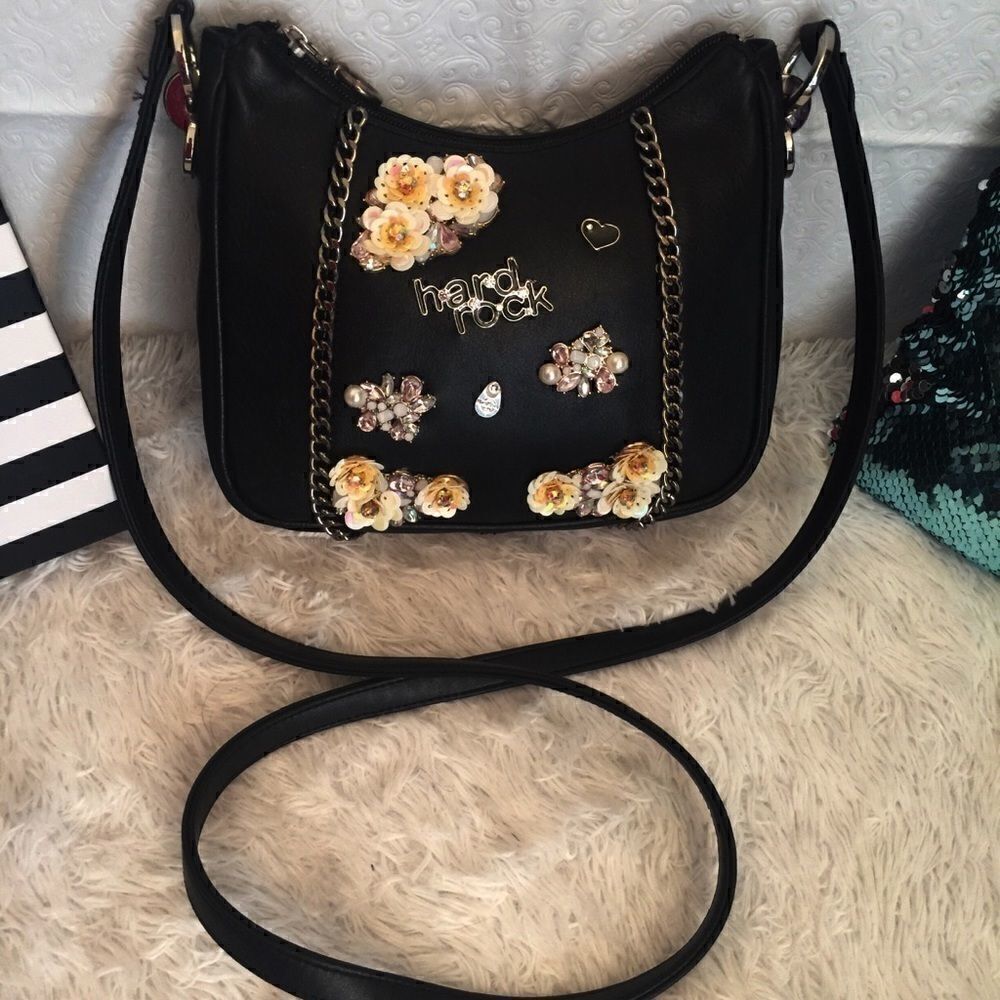 Worthington Cowhide Leather Bag! Hard Rock design‎